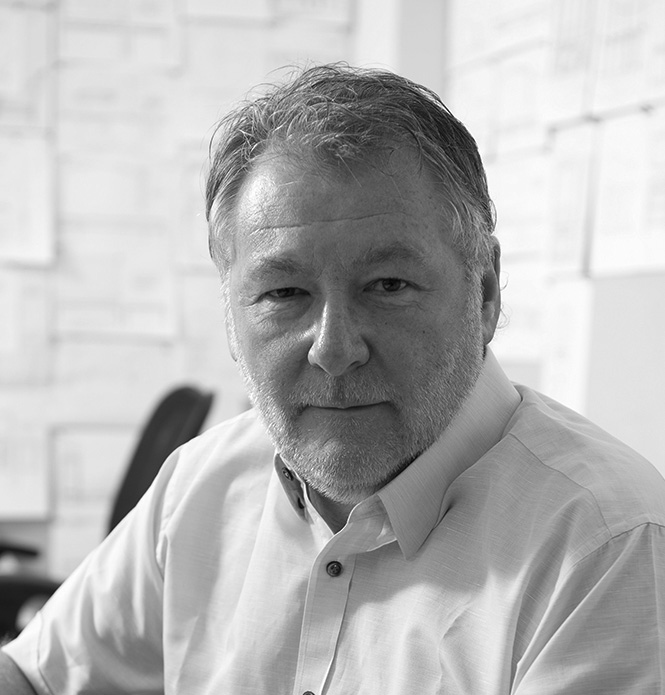 Portrait of senior design lead Stephen Church